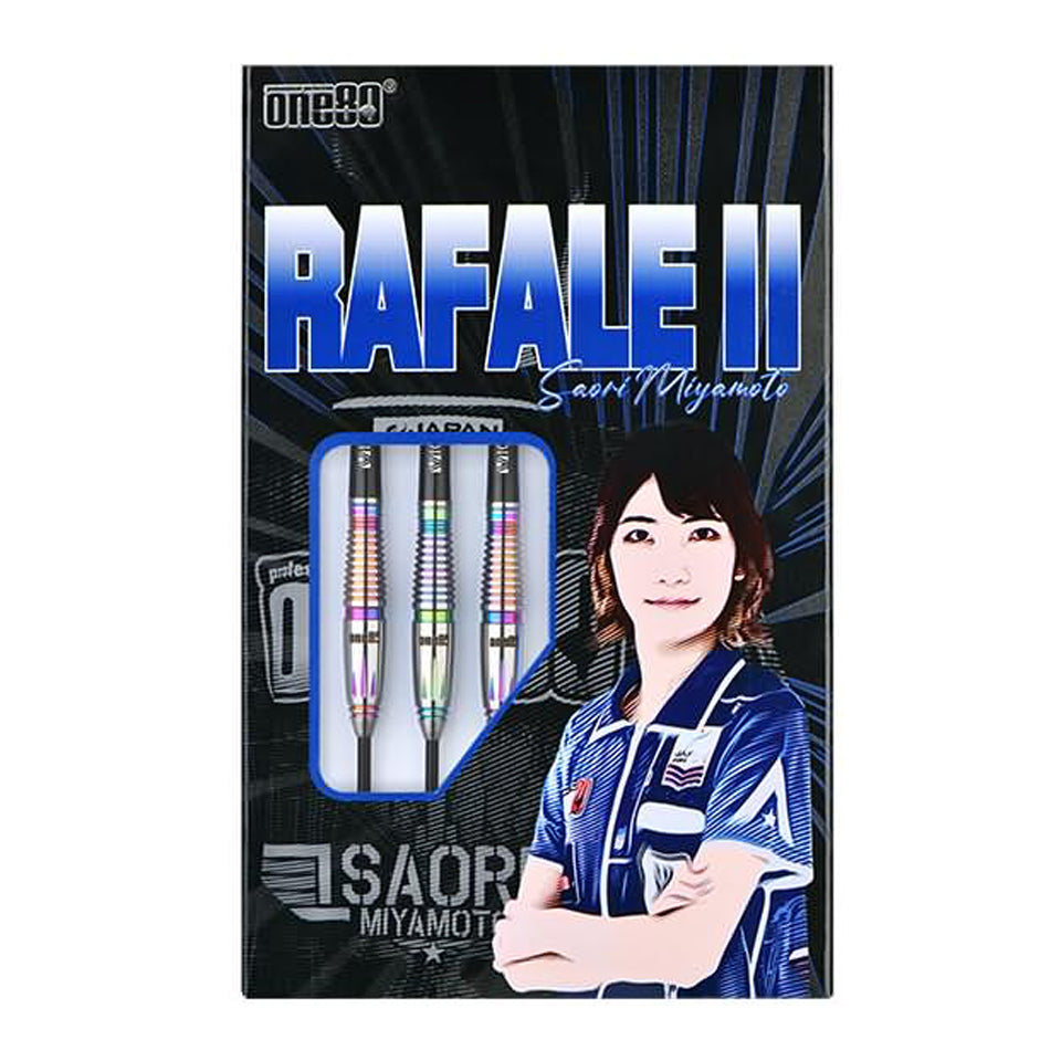 One80 Saori Miyamoto Rafale ll Signature Steel Tip Darts - 21gm