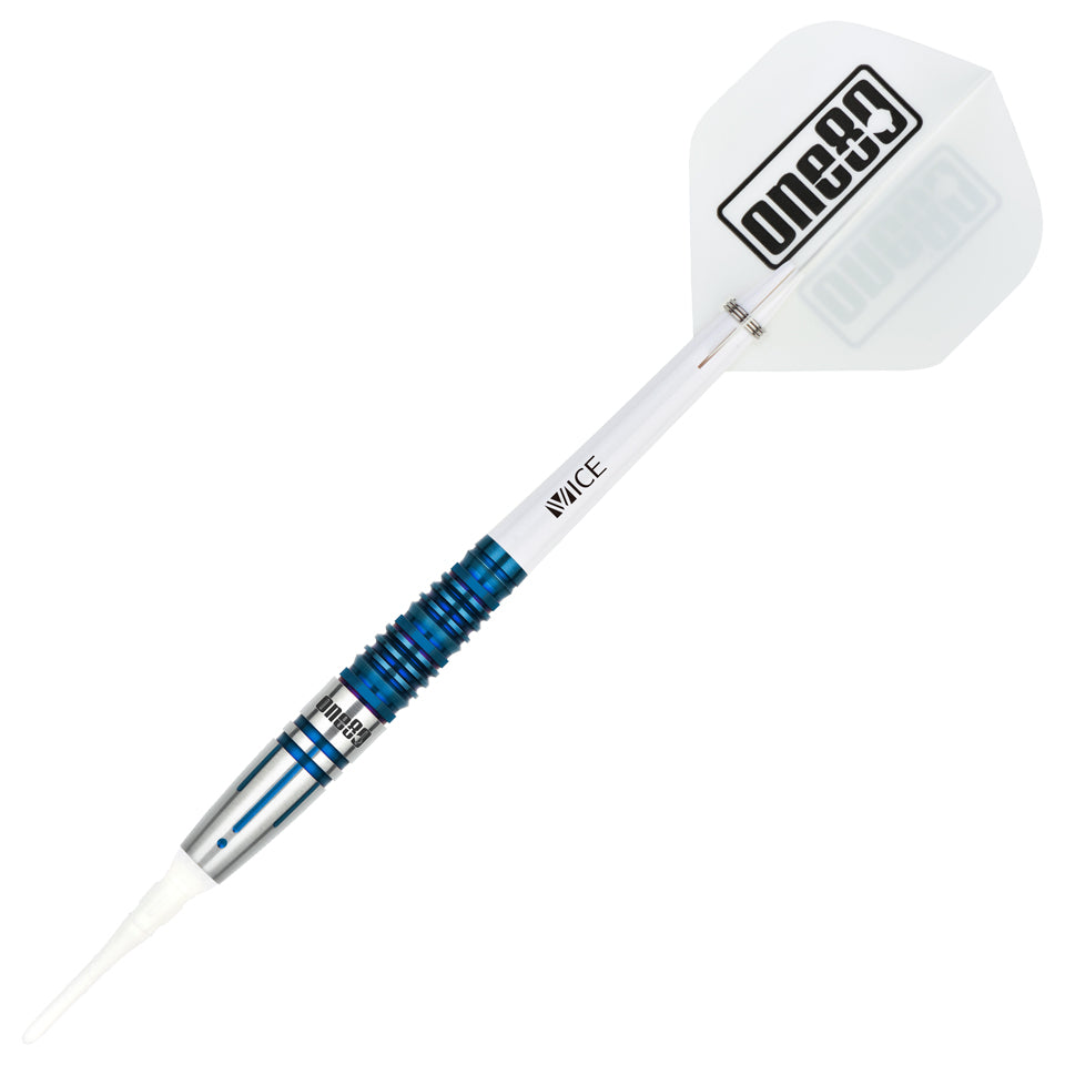 One80 Tsuji III Soft Tip Darts - Blue