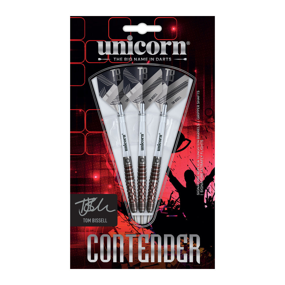 Unicorn Contender Tom Bissell Steel Tip Darts - 22gm