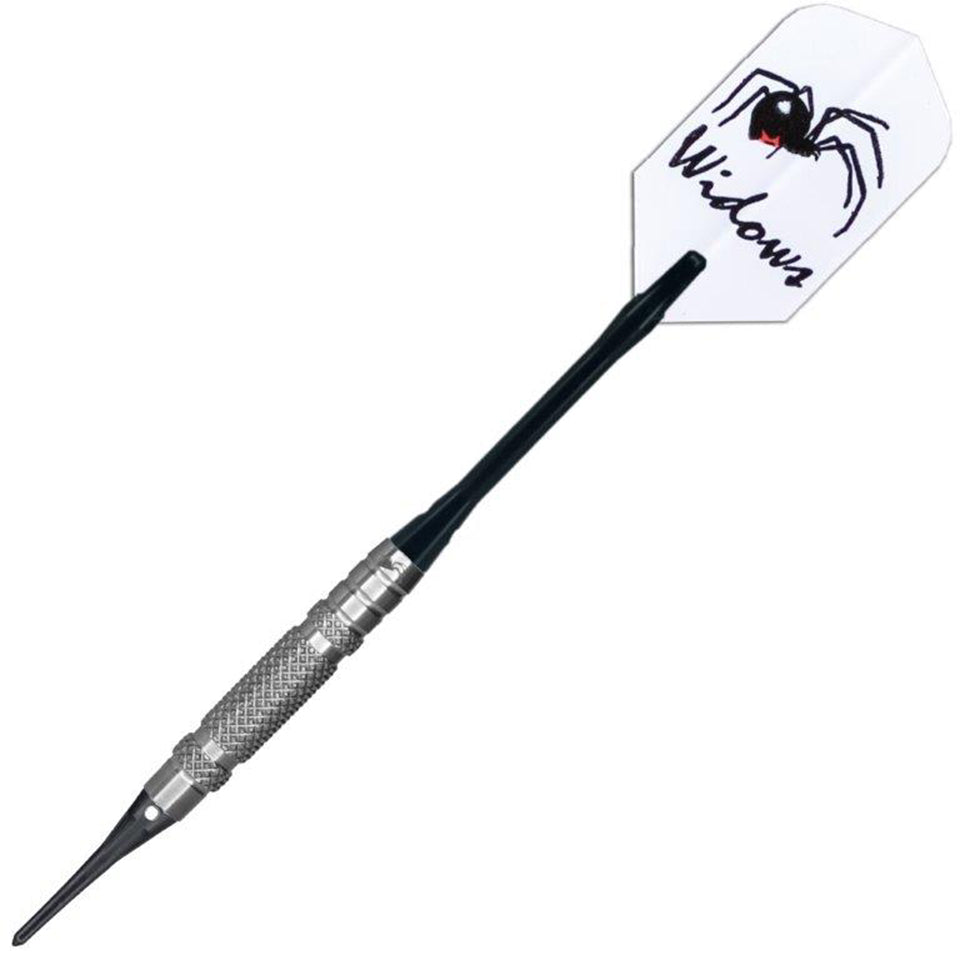 Laserdarts Silver Widow Knurled Soft Tip Darts - 18gm