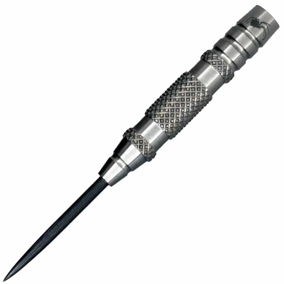 Laserdarts Silver Widow Knurled Fixed Steel Tip Darts - 23gm