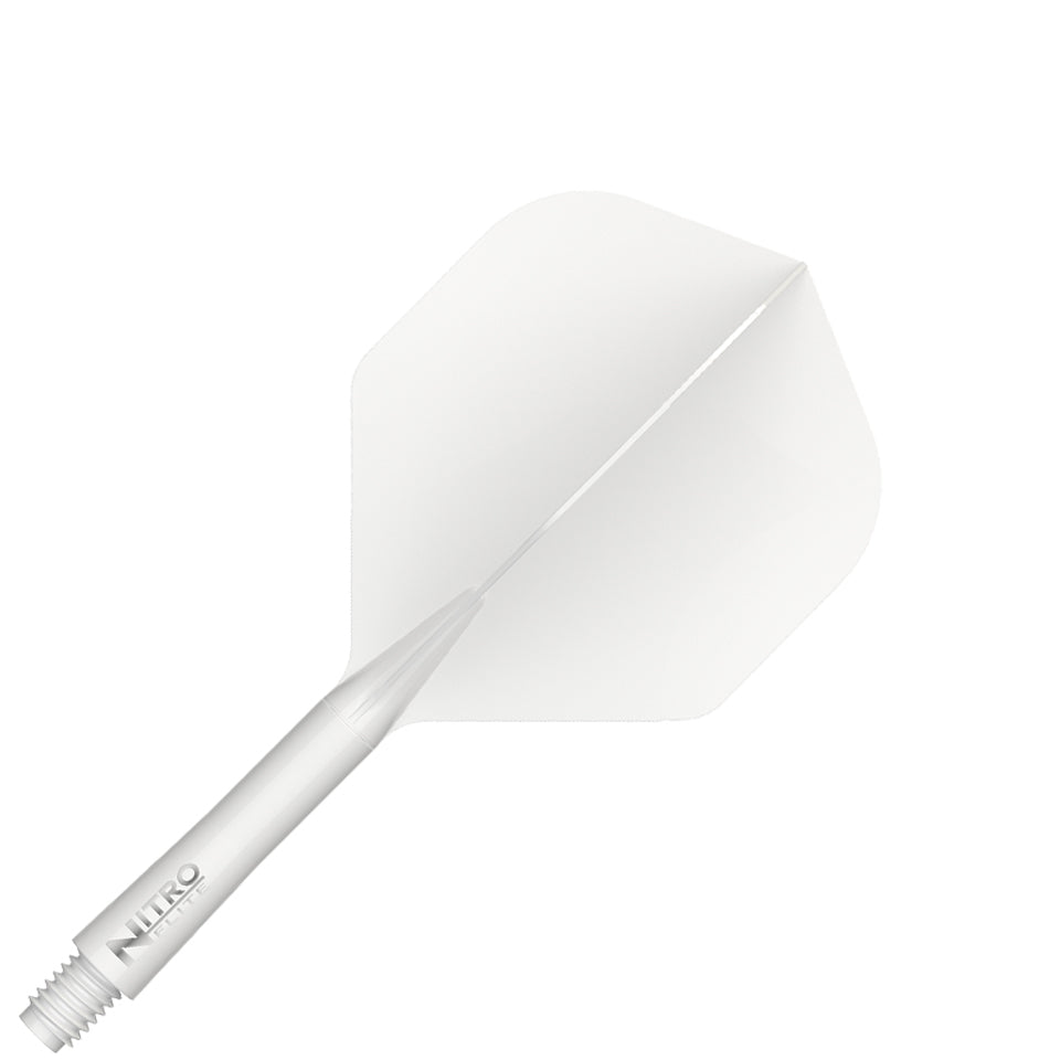 Red Dragon Nitro Flite Integrated Flight & Shaft System - No2 Intermediate White