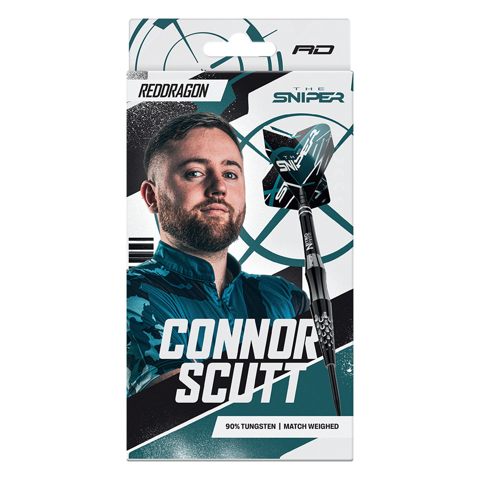 Red Dragon Connor Scutt V1 Steel Tip Darts - 22gm