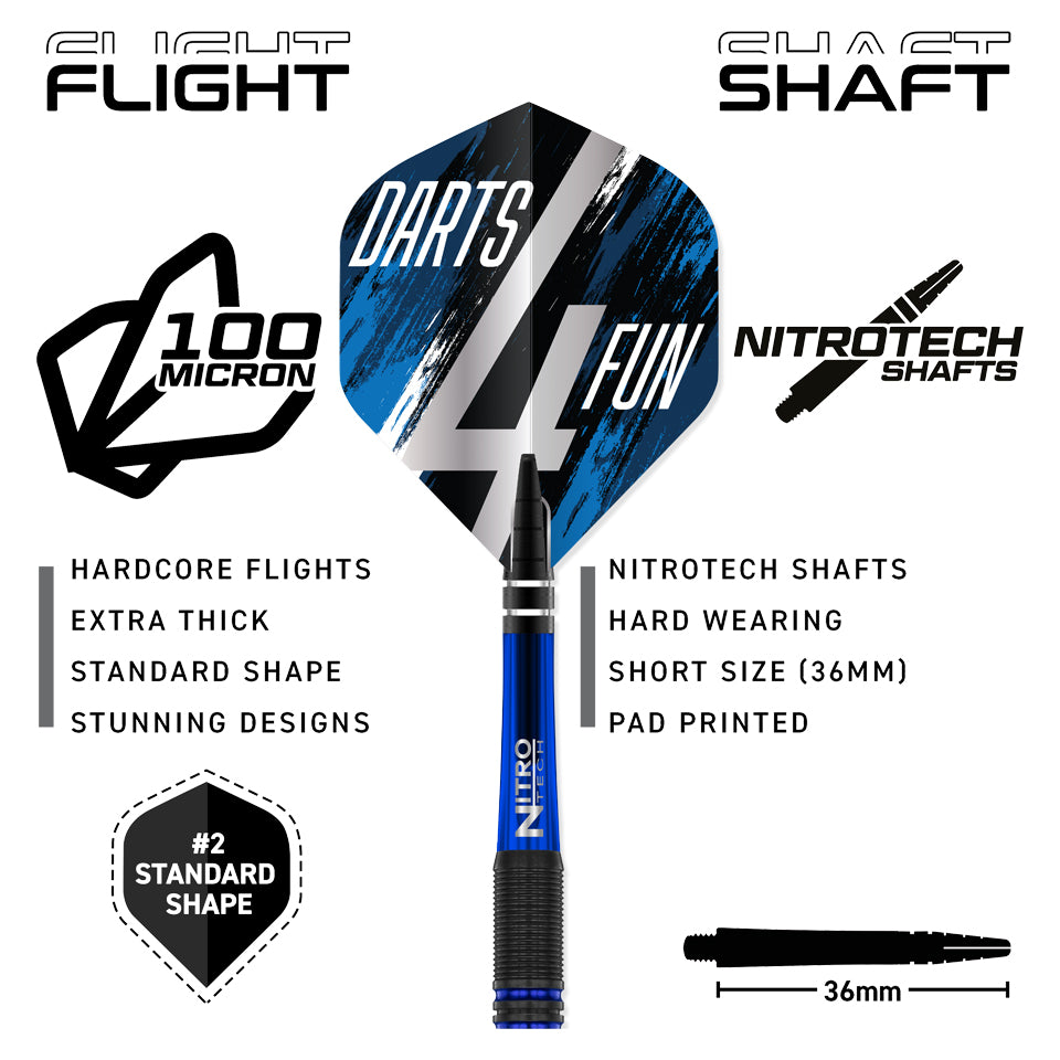 Red Dragon David Williams V1 Steel Tip Darts - 23gm