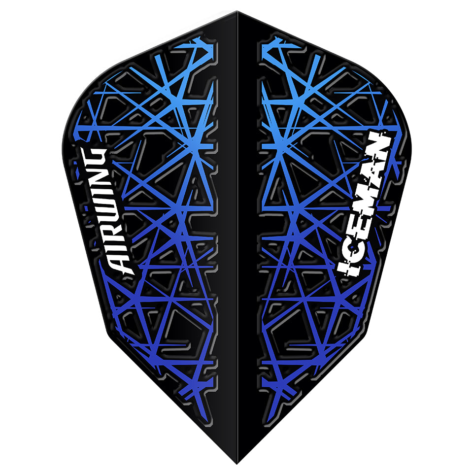 Red Dragon Airwing Gerwyn Price Dart Flights - V-Standard Blue