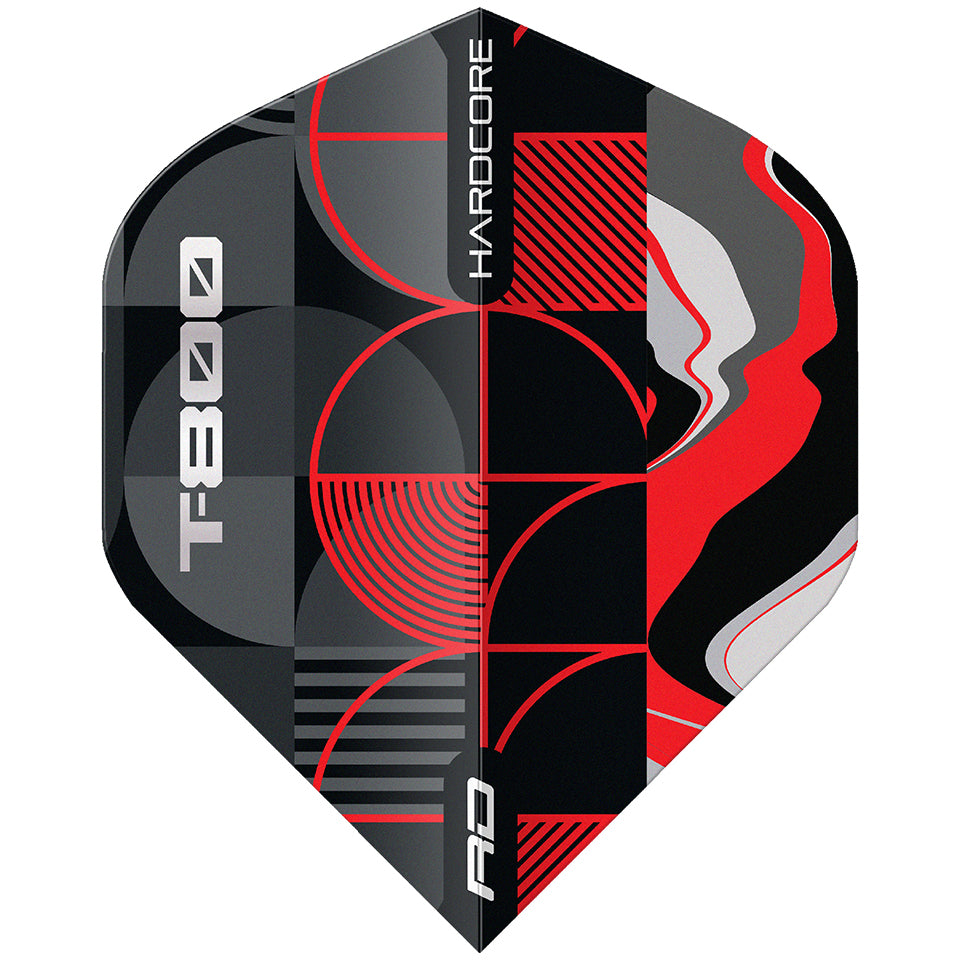 Red Dragon T800 Hardcore Premium Dart Flights - Standard