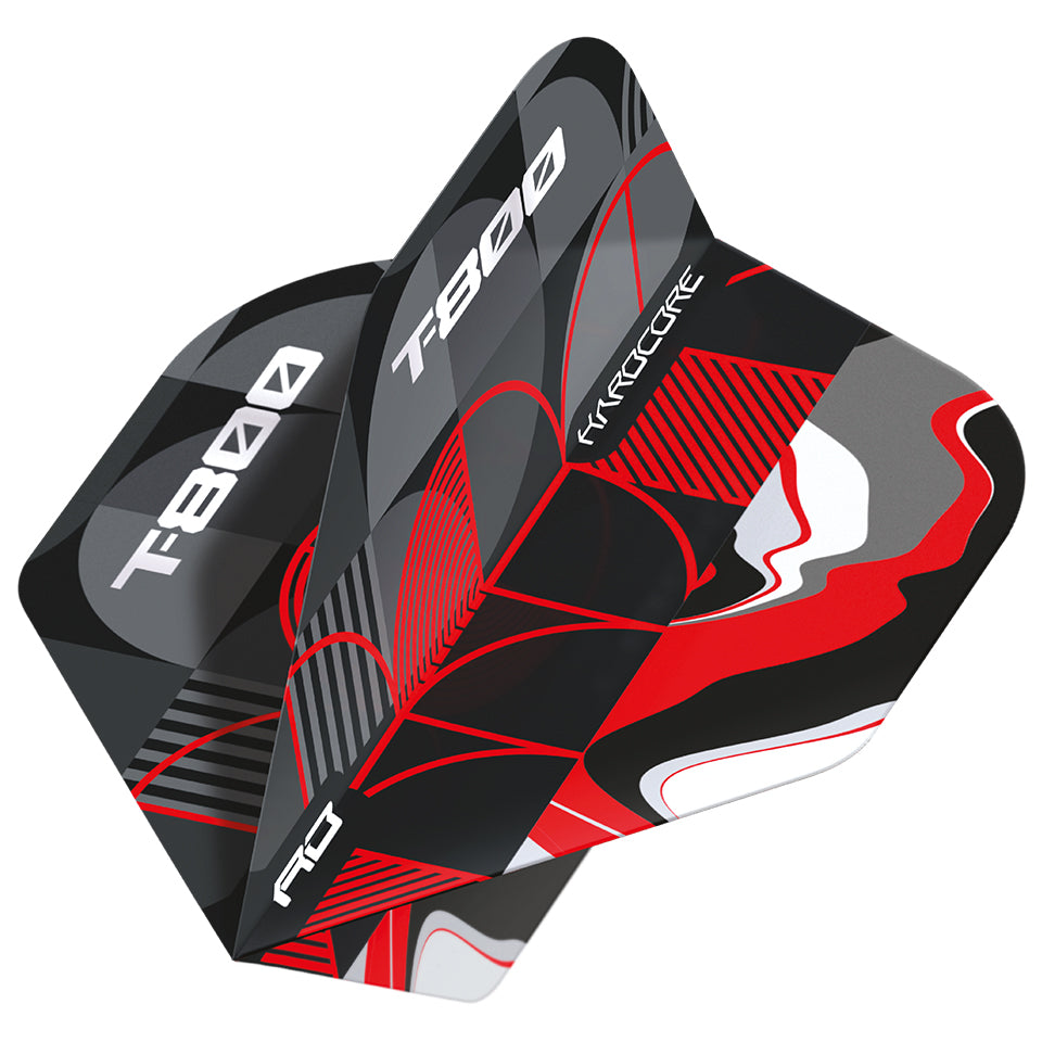 Red Dragon T800 Hardcore Premium Dart Flights - Standard