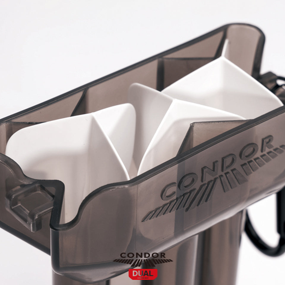 Condor Box Dual Dart Case - Clear Red