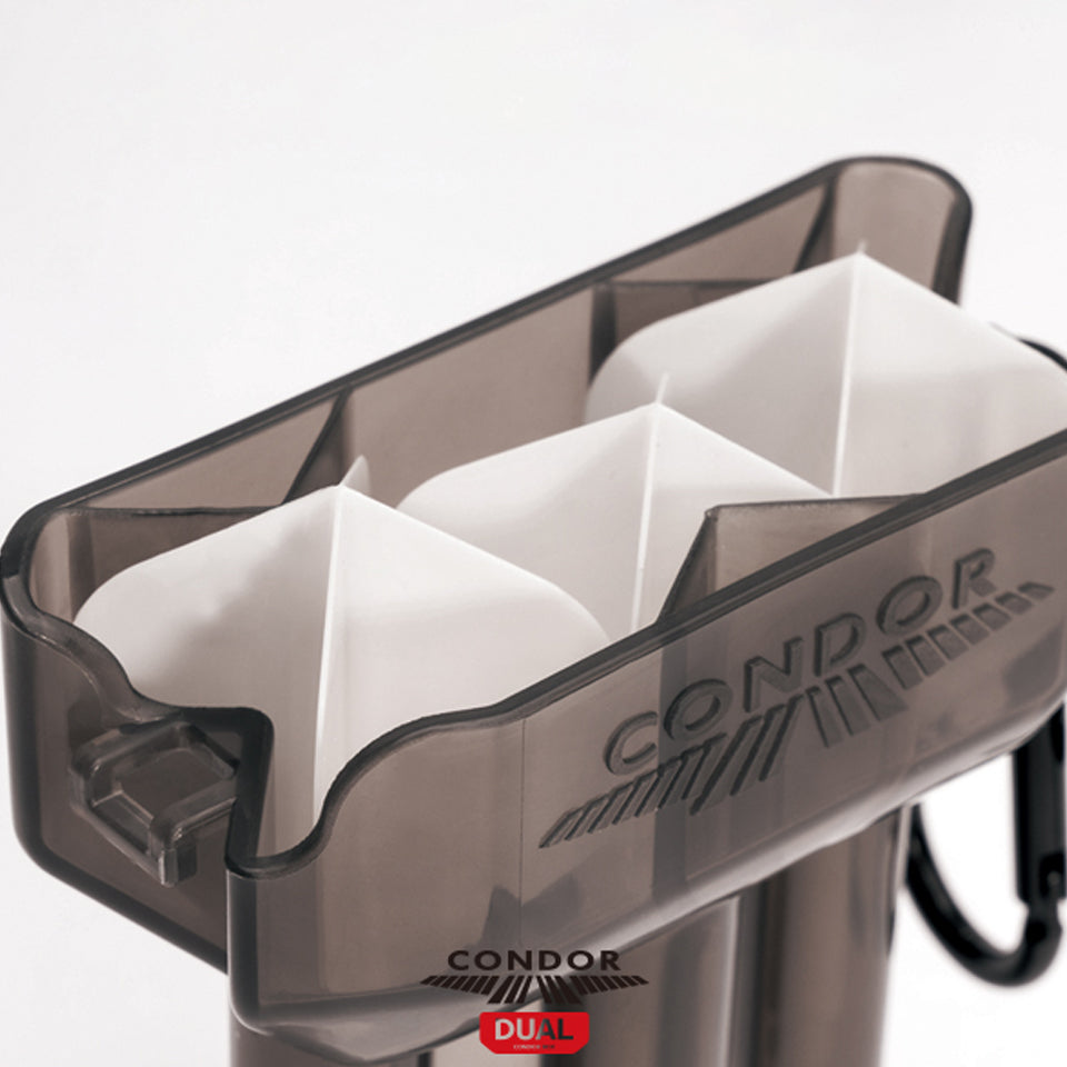 Condor Box Dual Dart Case - Clear Red