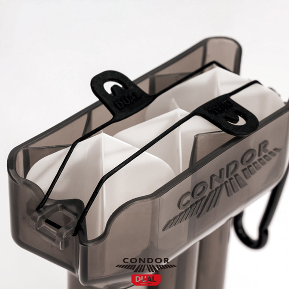 Condor Box Dual Dart Case - Clear Red