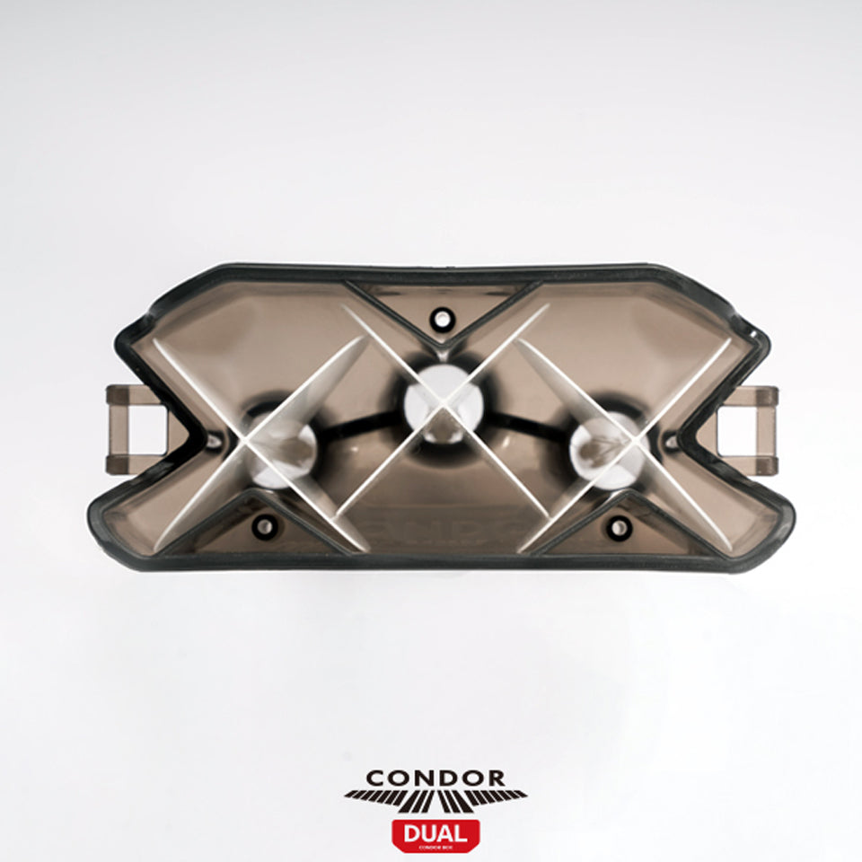 Condor Box Dual Dart Case - Clear Red