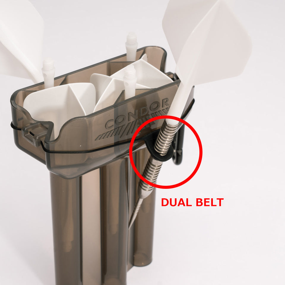 Condor Box Dual Dart Case - Clear Red