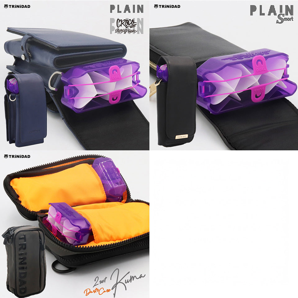 Condor Box Dual Dart Case - Clear Red