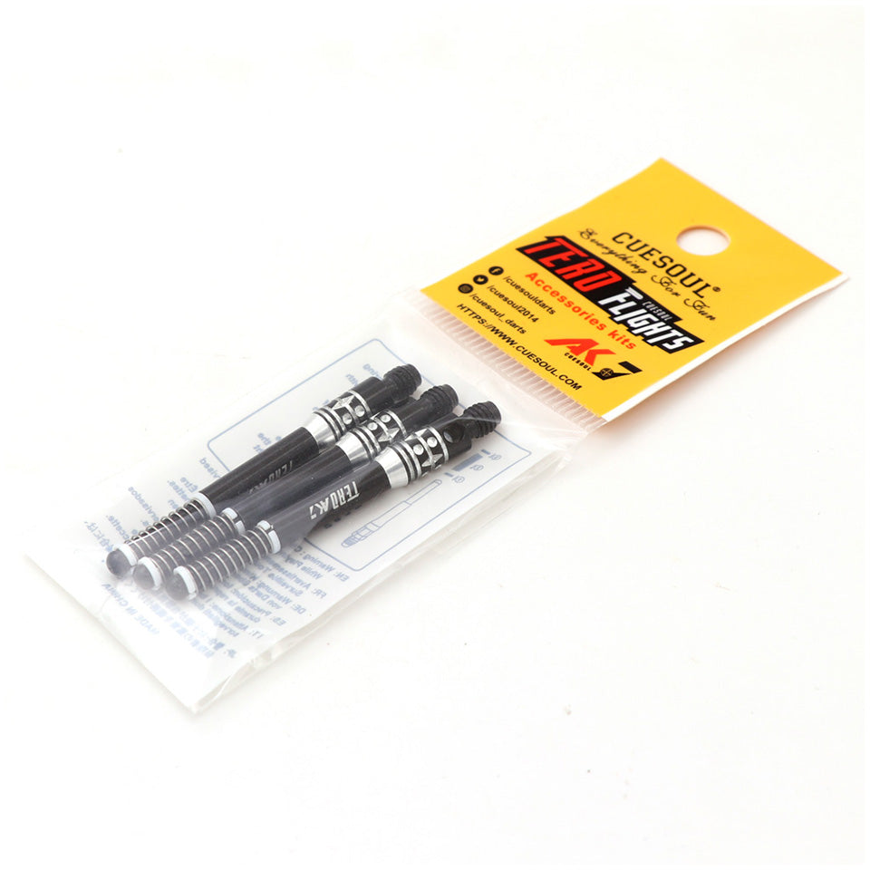 Cuesoul Tero AK7 Aluminum Dart Shafts - A 25mm Black