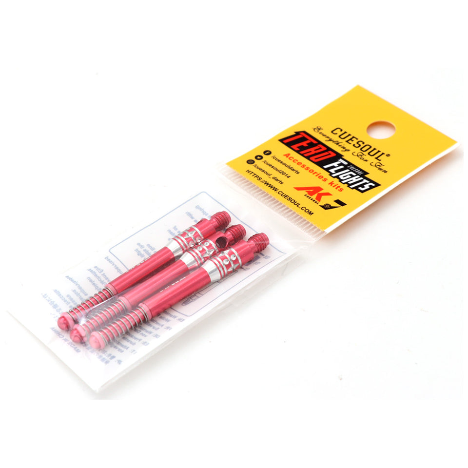 Cuesoul Tero AK7 Aluminum Dart Shafts - F 44mm Red