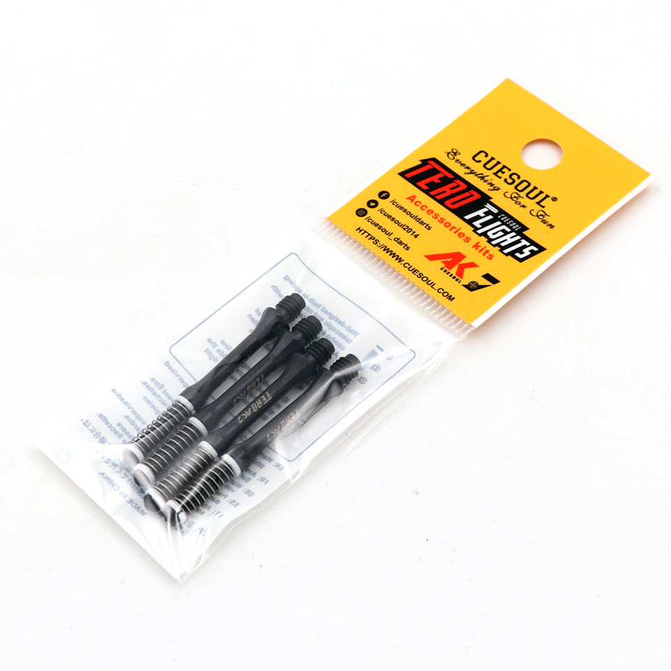Cuesoul Tero AK7 Slim Dart Shafts - C 34mm Black