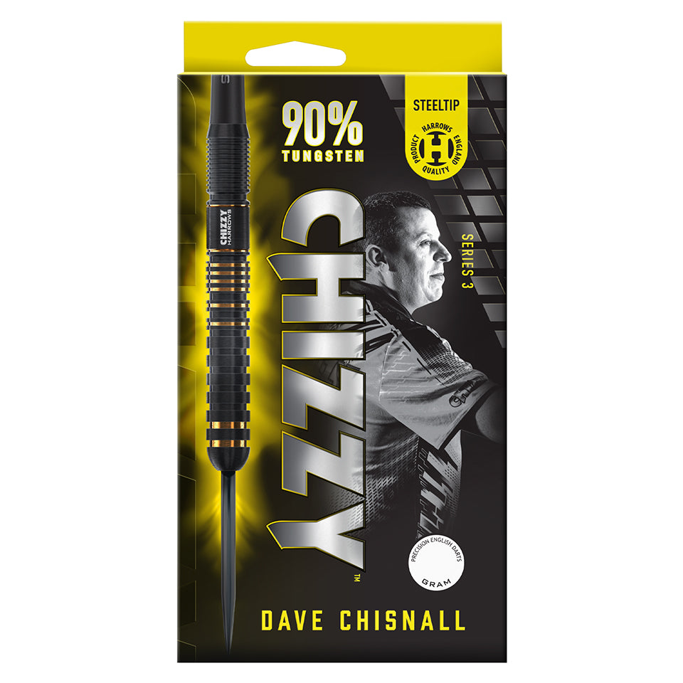 Harrows Dave Chisnall Chizzy Series 3 Steel Tip Darts - 26gm