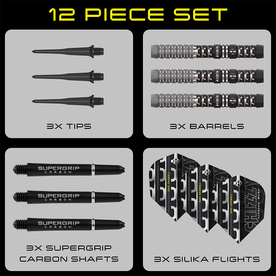Harrows Dave Chisnall Chizzy Series 4 Soft Tip Darts - 20gm