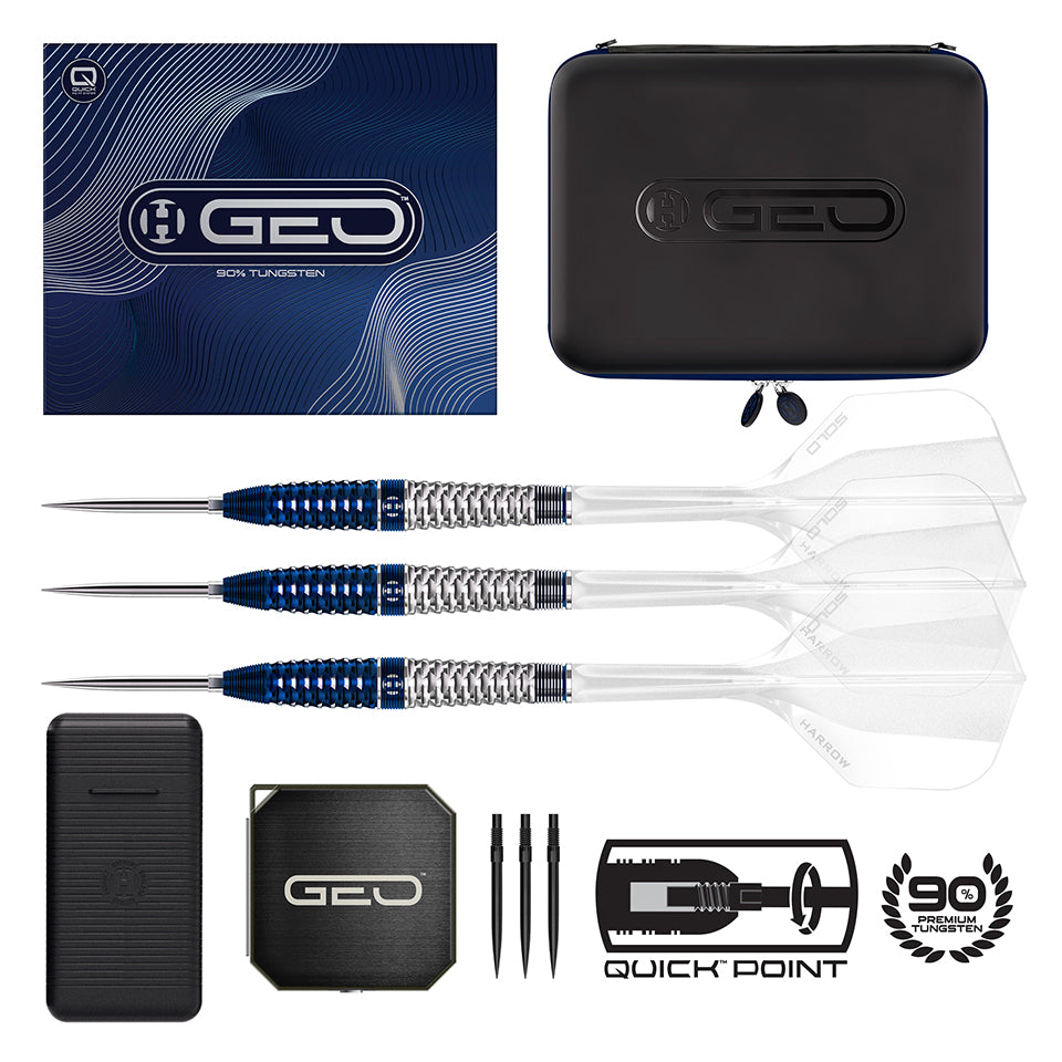 Harrows Geo Torpedo Steel Tip Darts - 23gm