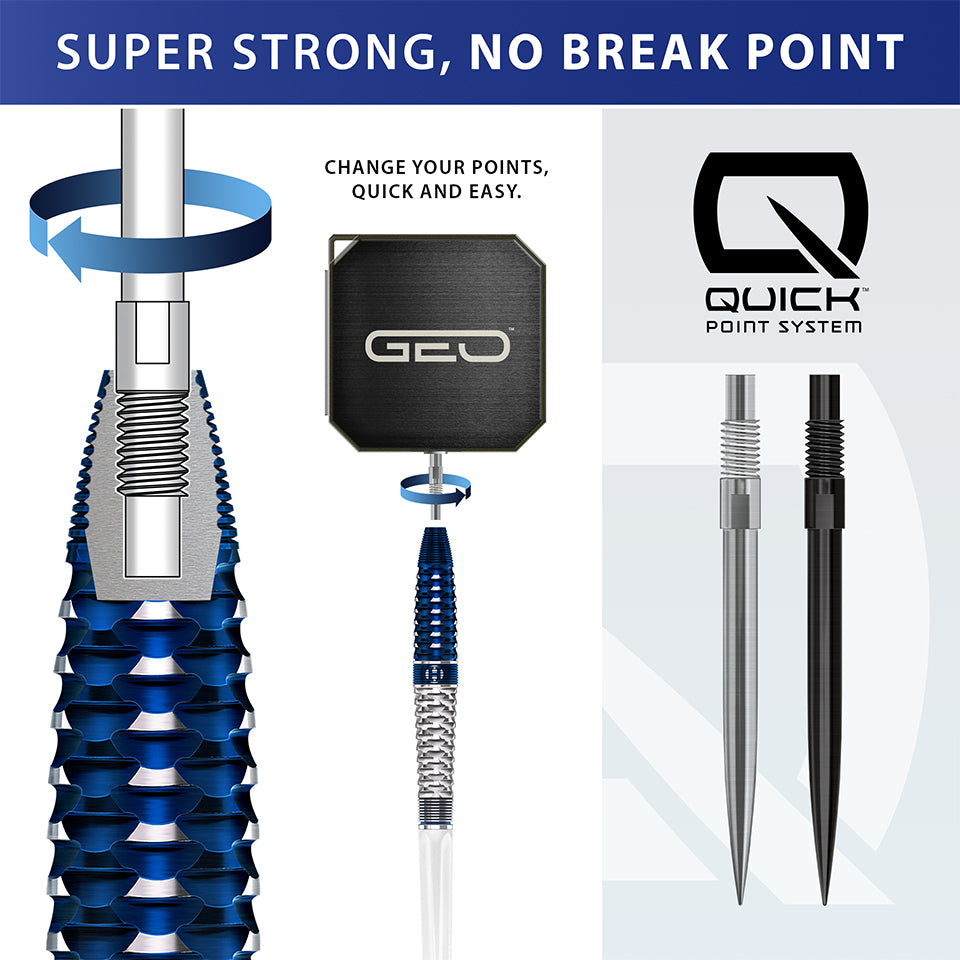 Harrows Geo Torpedo Steel Tip Darts - 23gm