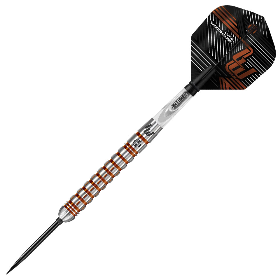 Harrows Luke Woodhouse Series 2 Quick Point Steel Tip Darts - 23gm