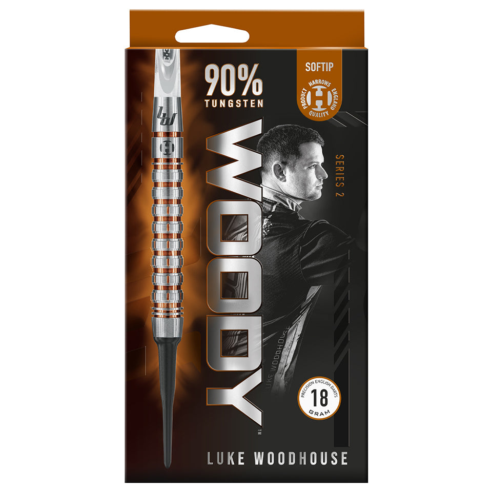 Harrows Luke Woodhouse Series 2 Soft Tip Darts - 18gm