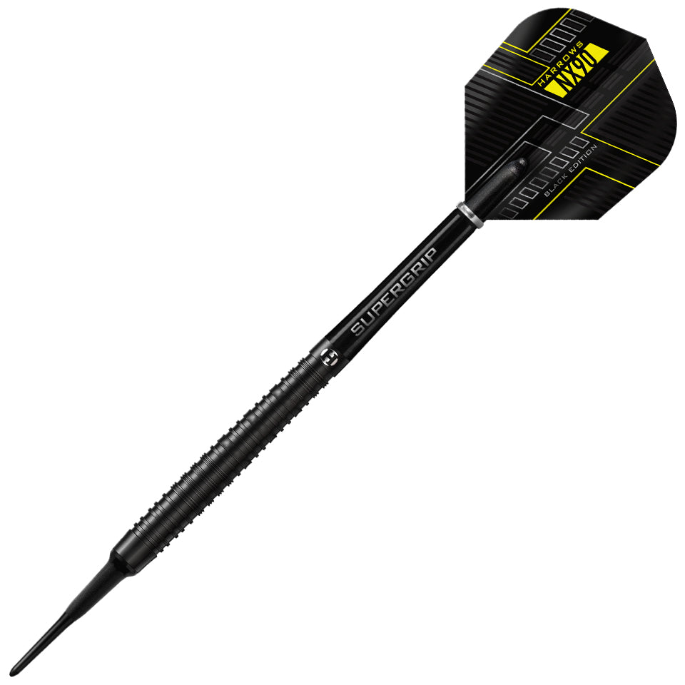 Harrows NX90 Black Edition Soft Tip Darts - 20gm