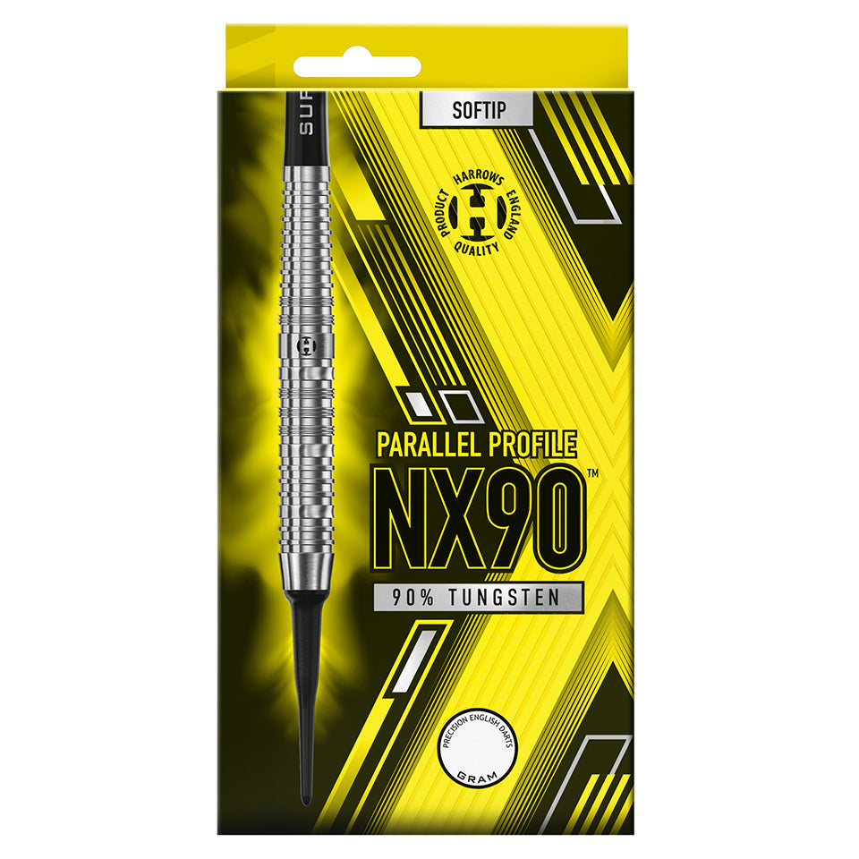Harrows NX90 Parallel Soft Tip Darts - 18gm