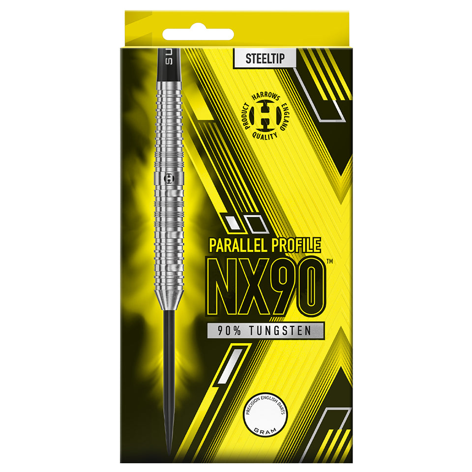 Harrows NX90 Parallel Steel Tip Darts - 26gm