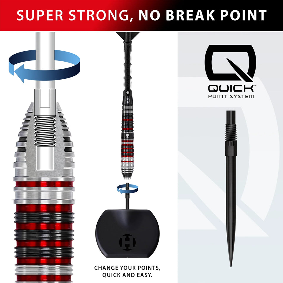 Harrows Ryan Searle Series 2 Quick Point Steel Tip Darts - 26gm