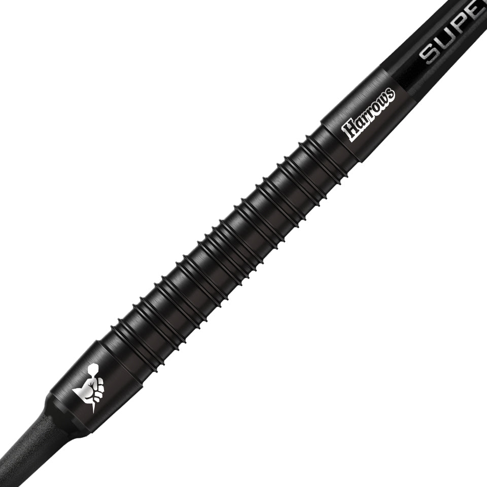 Harrows Supergrip Black Edition Soft Tip Darts - 20gm