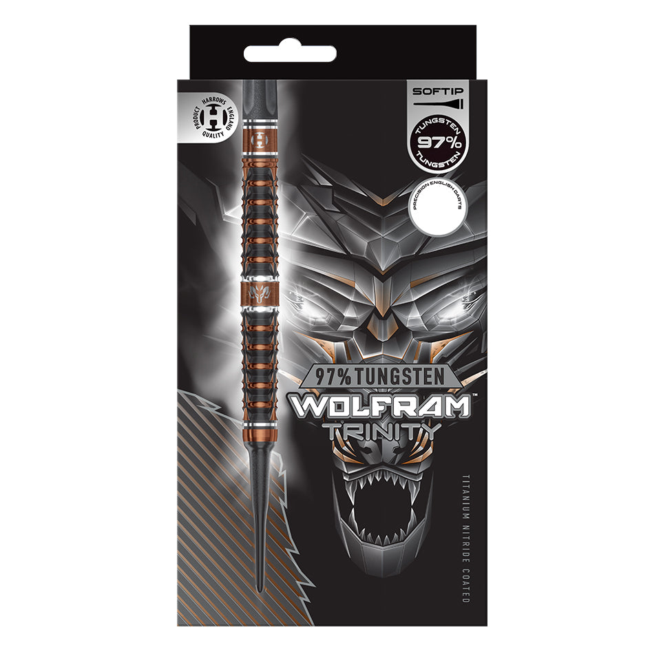 Harrows Wolfram Trinity Soft Tip Darts - 20gm
