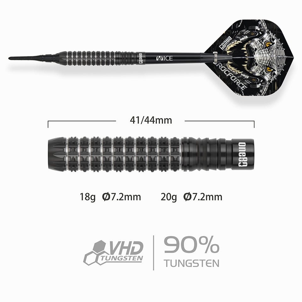 One80 Crocforce CF2 Soft Tip Darts - 20gm