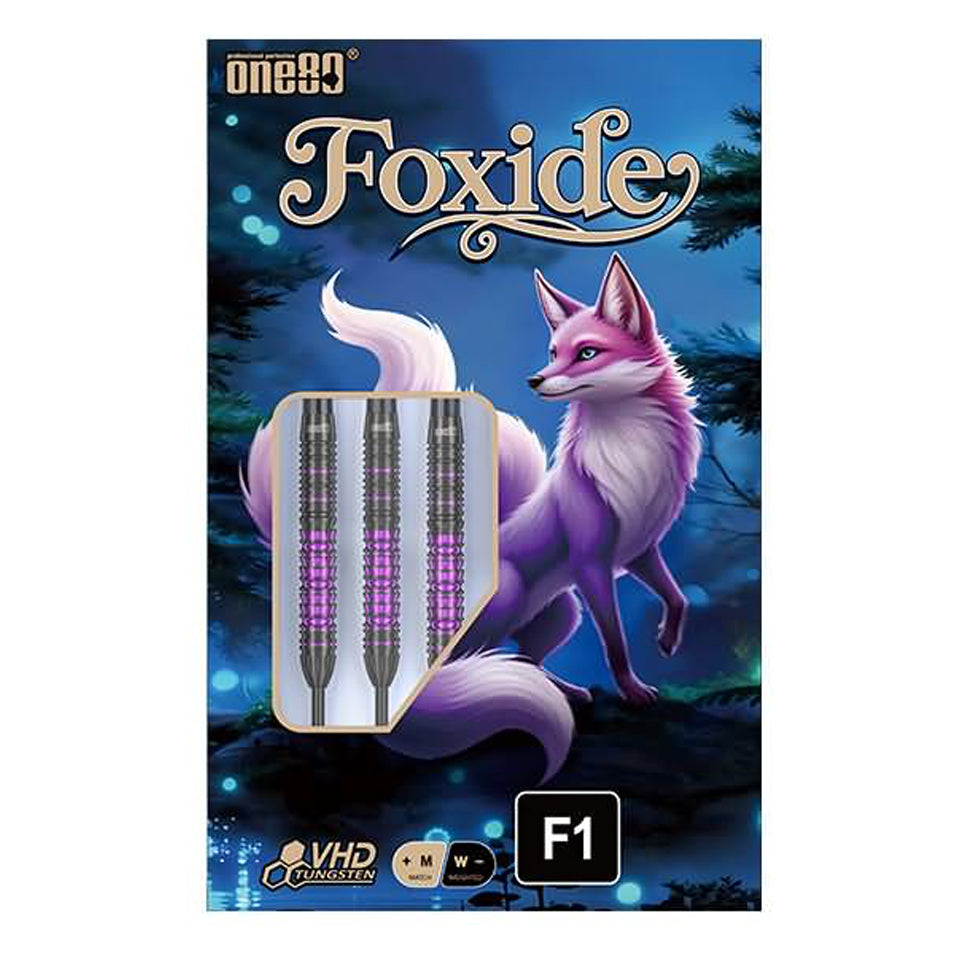 One80 Foxide F1 Steel Tip Darts - 22gm