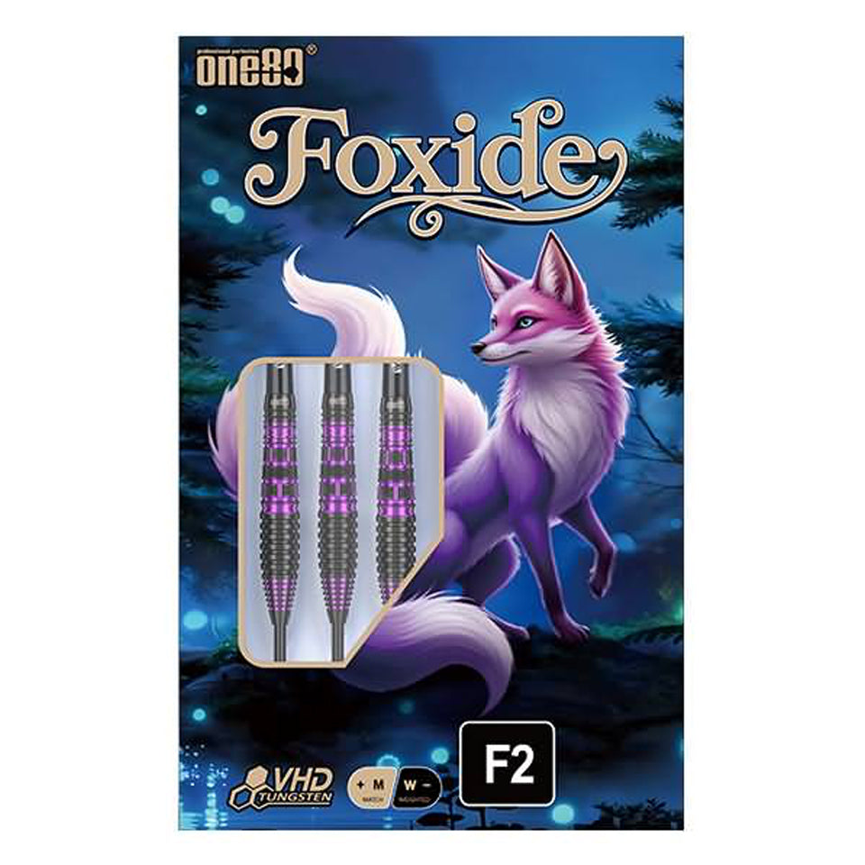 One80 Foxide F2 Steel Tip Darts - 22gm