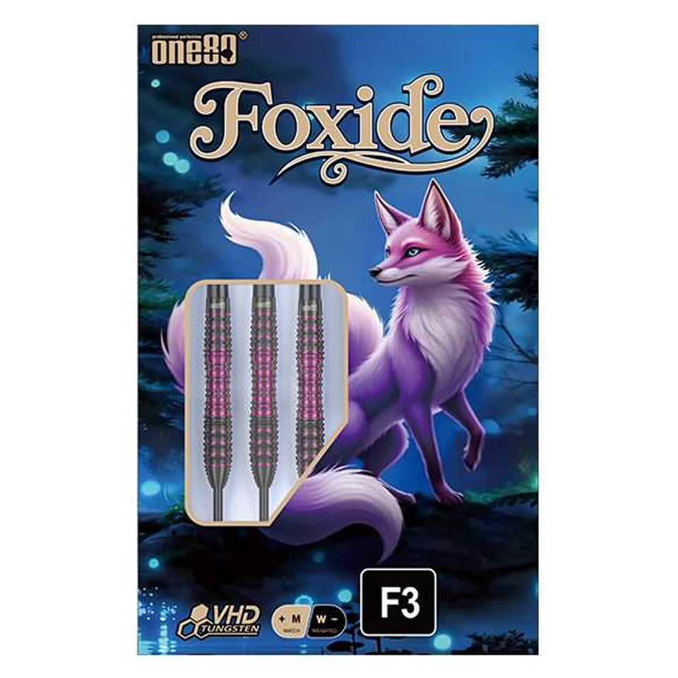 One80 Foxide F3 Steel Tip Darts - 24gm