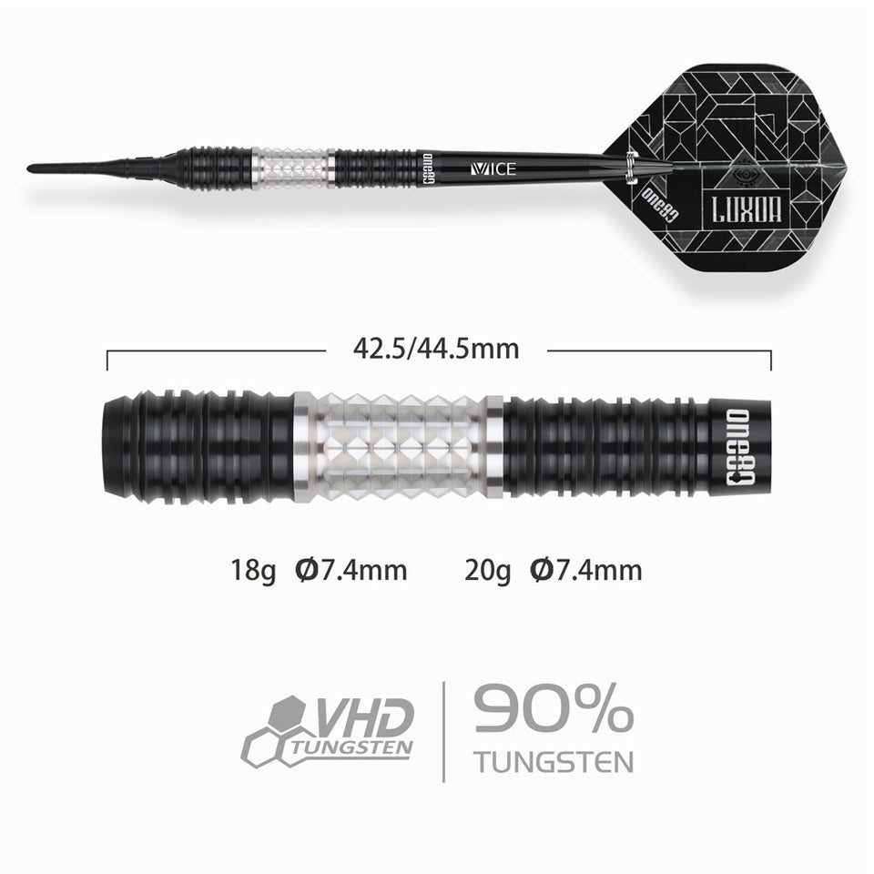 One80 Luxor ll Eta Soft Tip Darts - 18gm