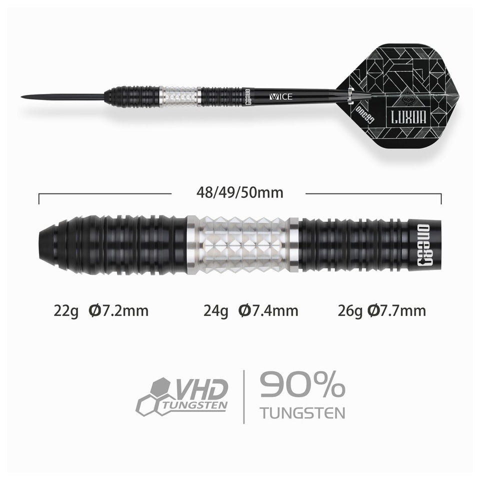 One80 Luxor ll Eta Steel Tip Darts - 24gm
