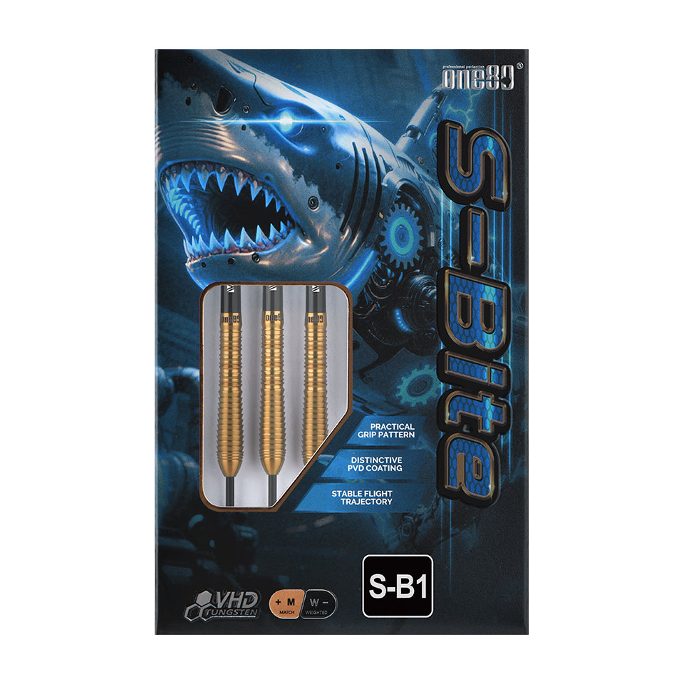 One80 S-Bite S-B1 Steel Tip Darts - 22gm