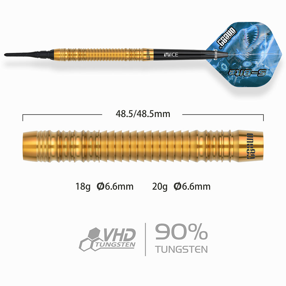 One80 S-Bite S-B3 Soft Tip Darts - 20gm