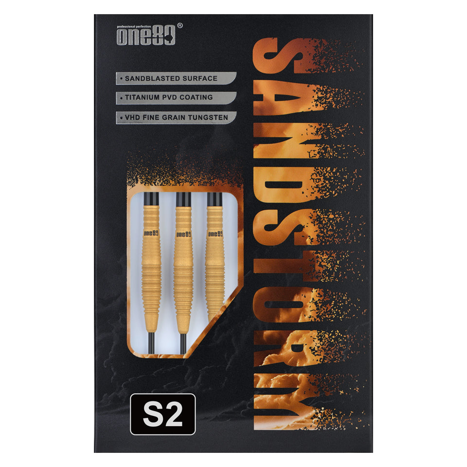 One80 Sandstorm 02 Steel Tip Darts - 22gm