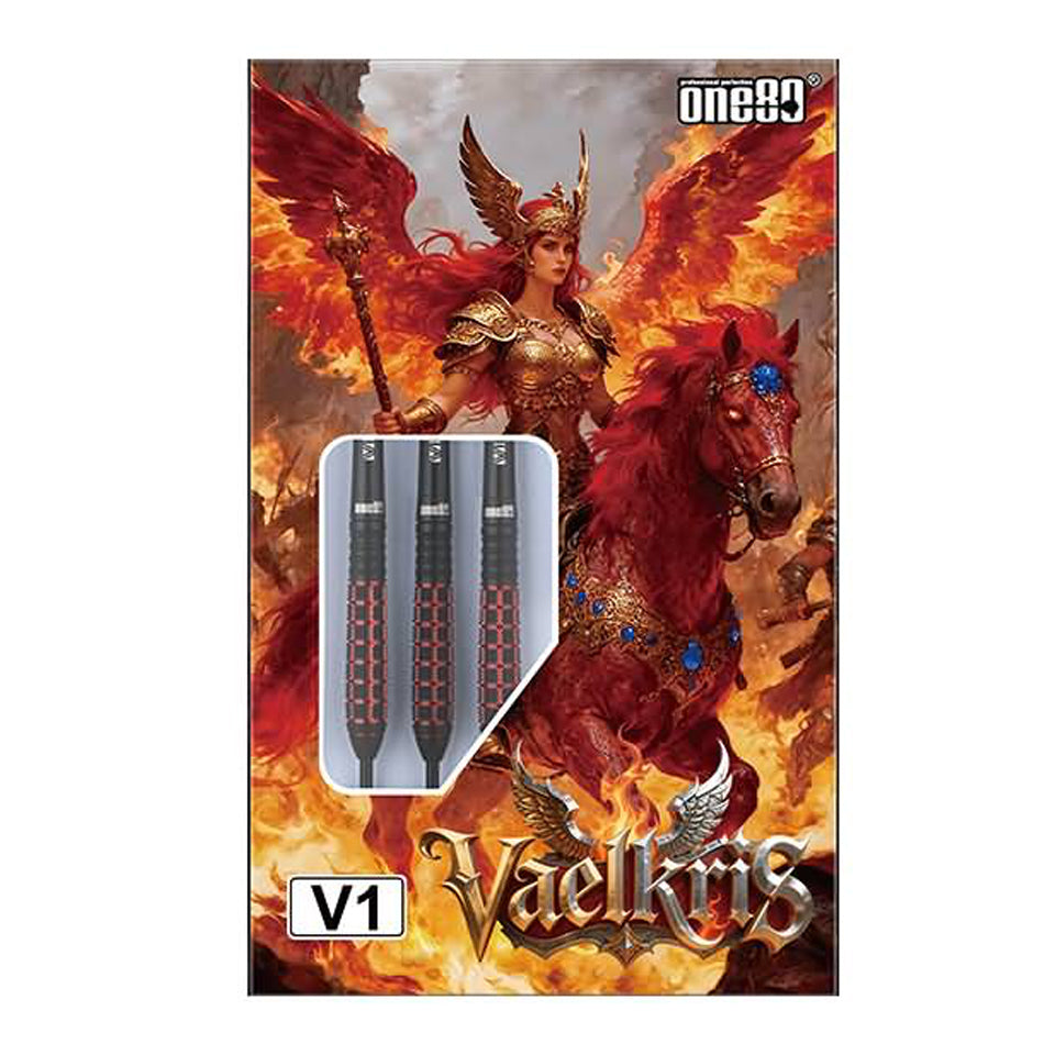 One80 Vaelkris V1 Steel Tip Darts - 25gm