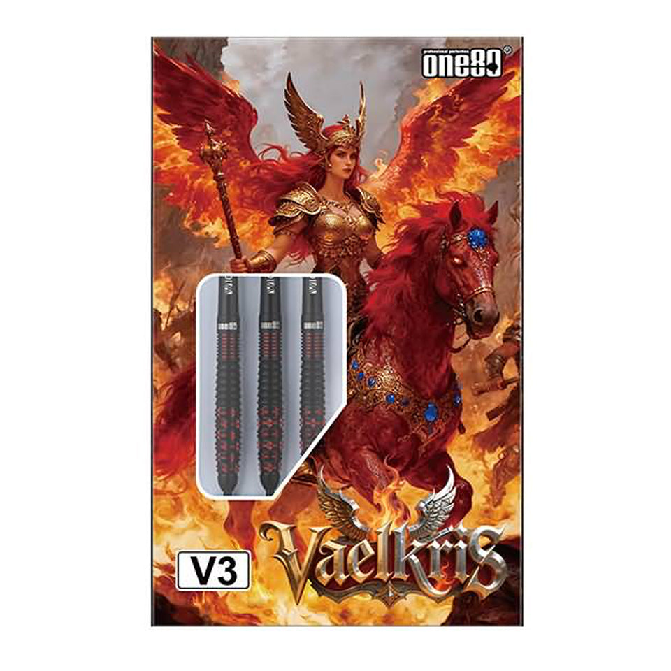 One80 Vaelkris V3 Steel Tip Darts - 23gm