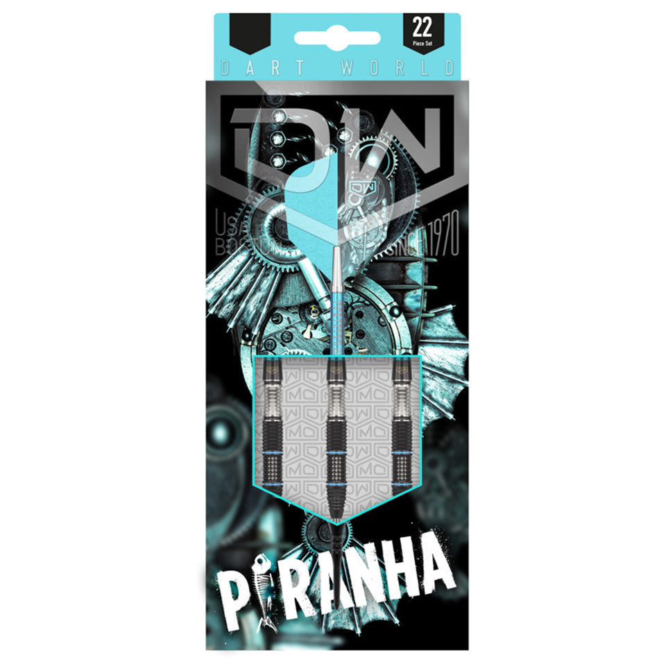 Dart World Piranha 02 Steel Tip Darts - 22gm