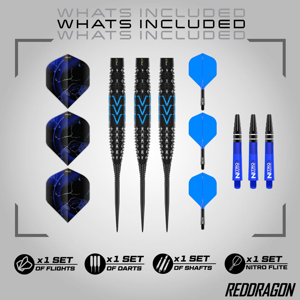 Red Dragon AMP Torpedo Steel Tip Darts - 24gm