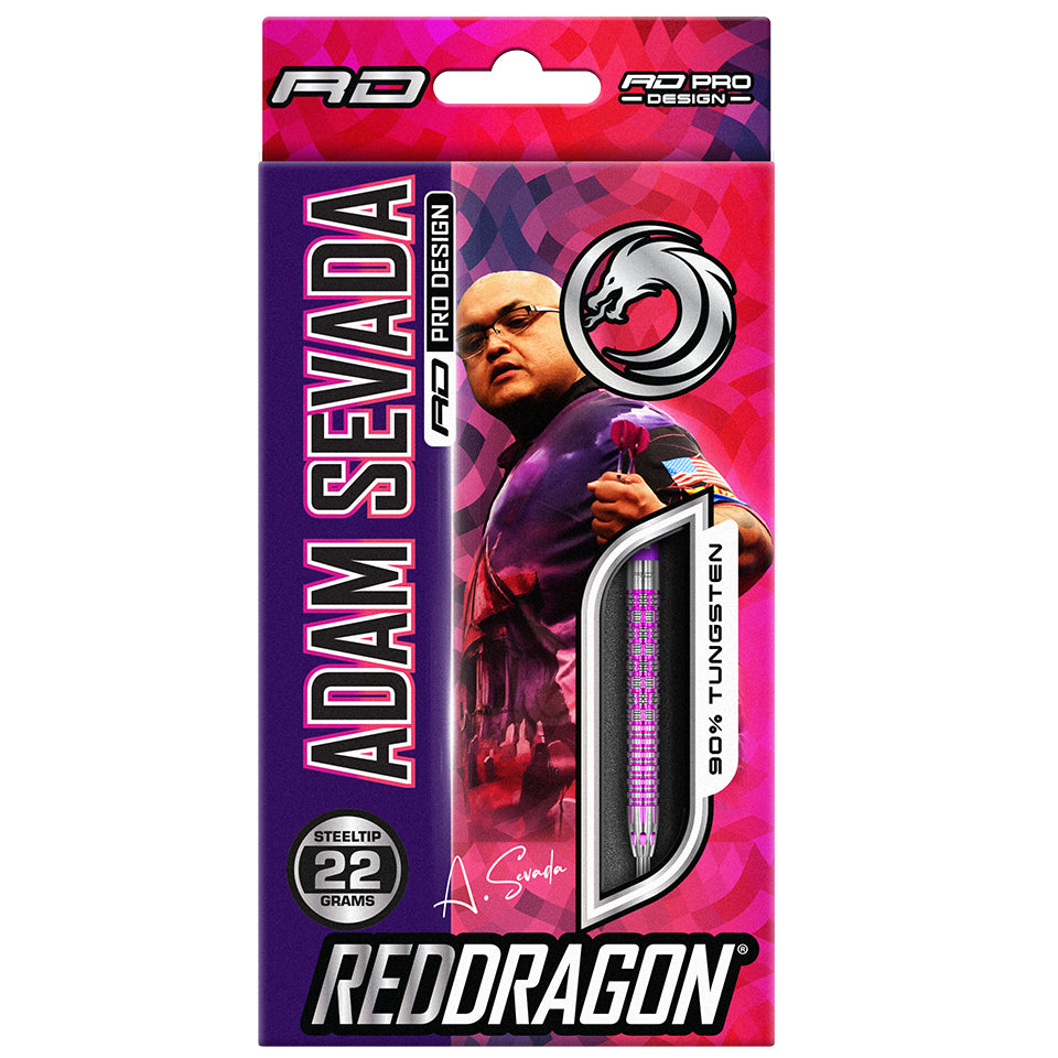 Red Dragon Adam Sevada Steel Tip Darts - 22gm
