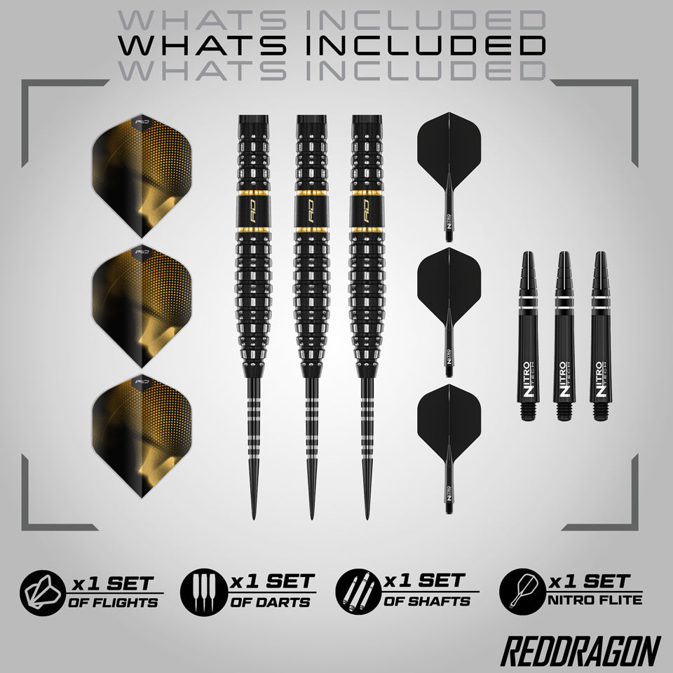 Red Dragon Ascend Torpedo Steel Tip Darts - 23gm