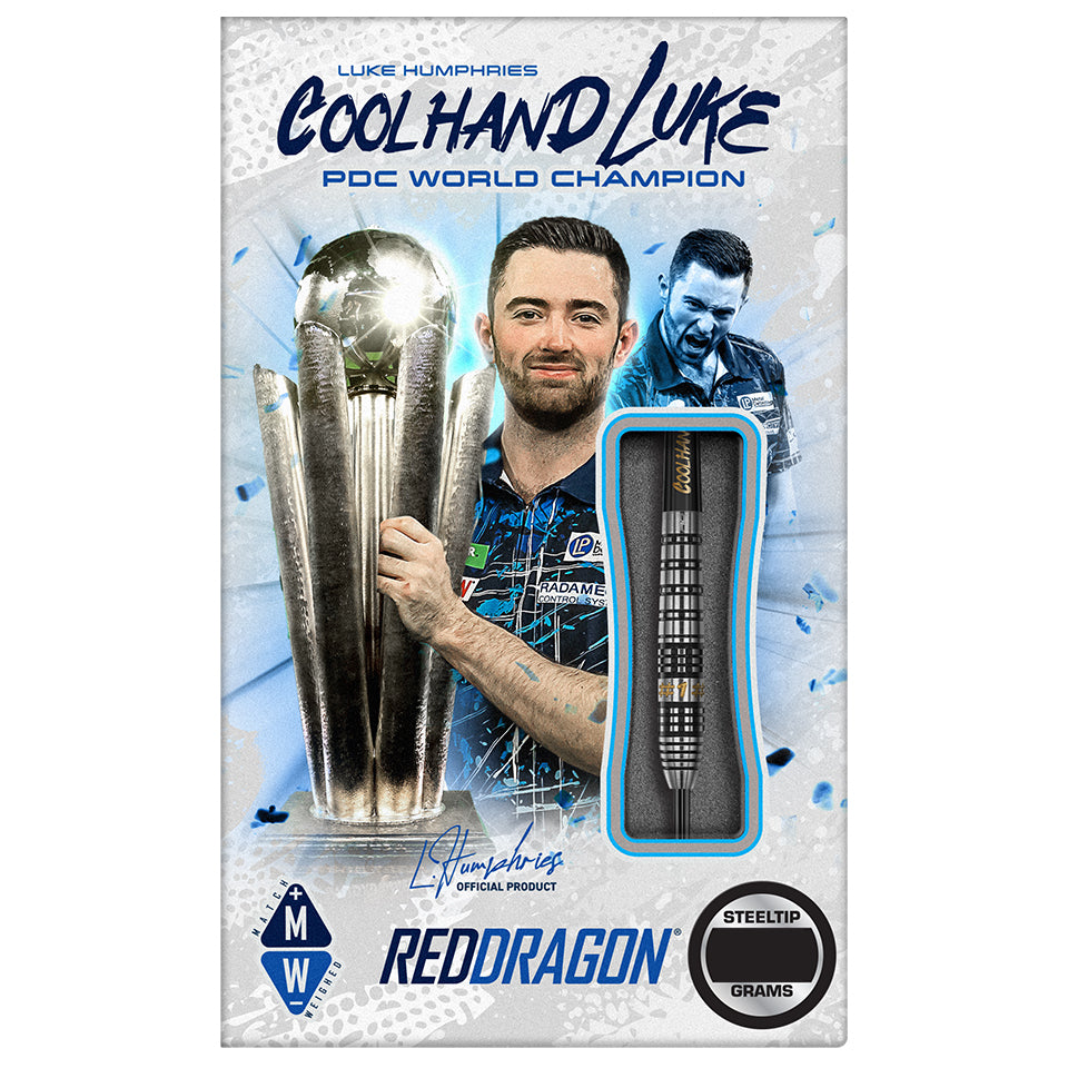 Red Dragon Luke Humphries Prestige Steel Tip Darts - 23gm
