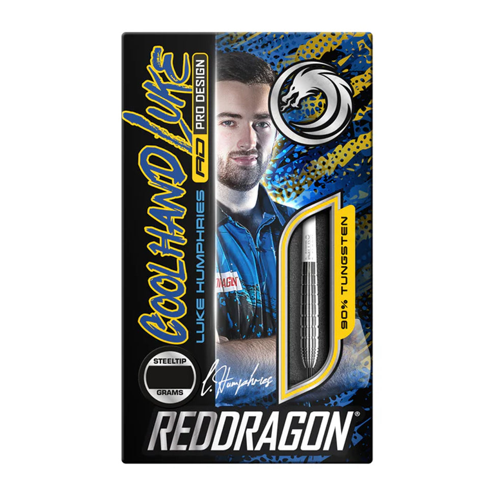 Red Dragon Luke Humphries TX1 Pioneer Steel Tip Darts - 25gm