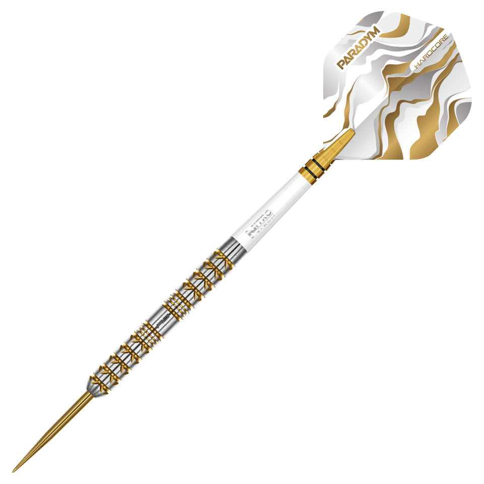 Red Dragon Paradym Gold Parallel Steel Tip Darts - 22gm